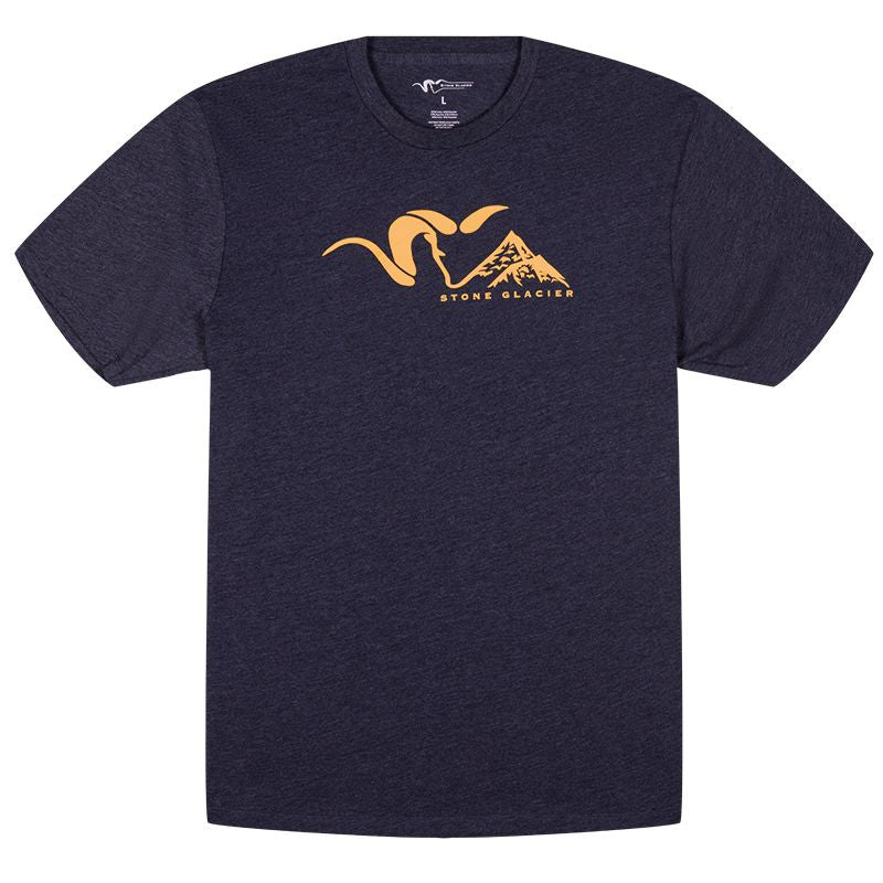 SG Mountain Ram T-Shirt - Navy Yellow