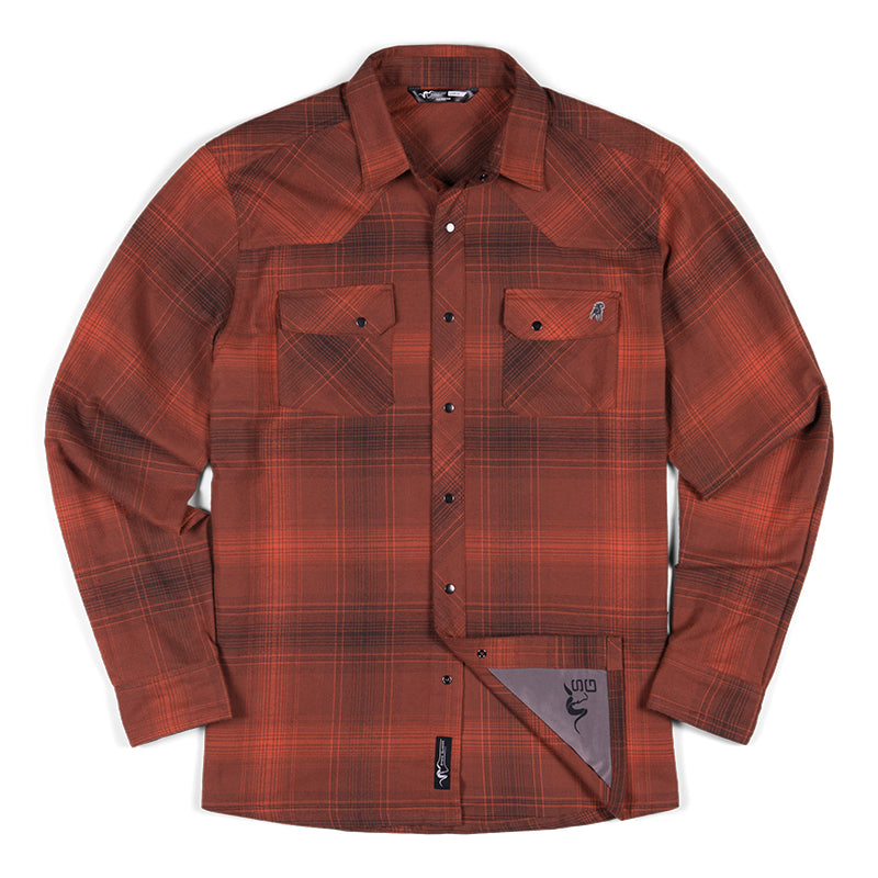 Timber Butte Snap Shirt SS - Redstone Plaid