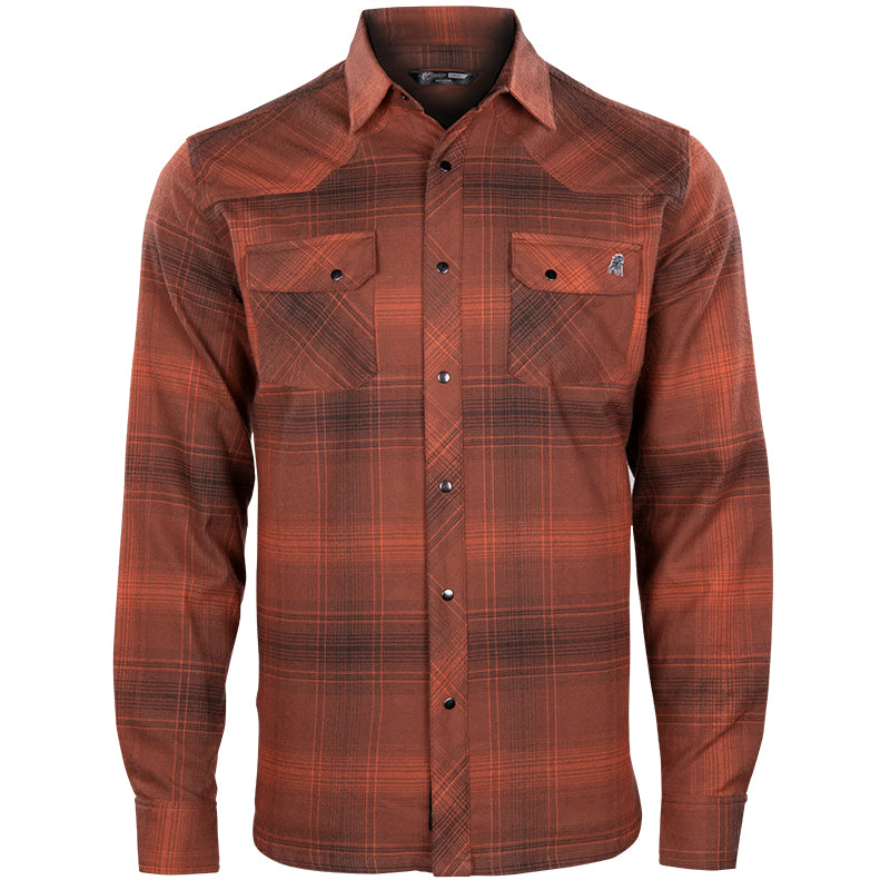 Timber Butte Snap Shirt SS - Redstone Plaid