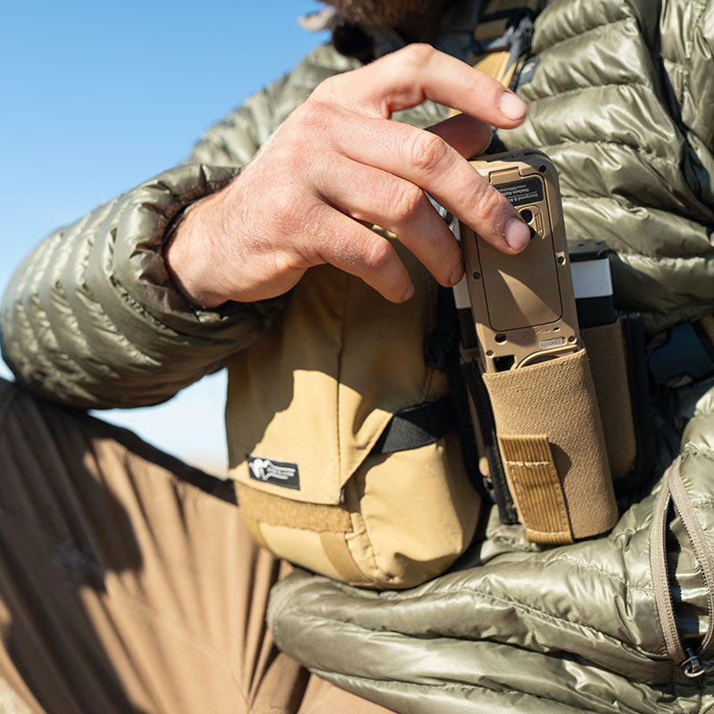 Sentinel Ballistics Pocket - Hunting Bino Harnes - Military Bino Harness - Long Range Shooting Bino Harness