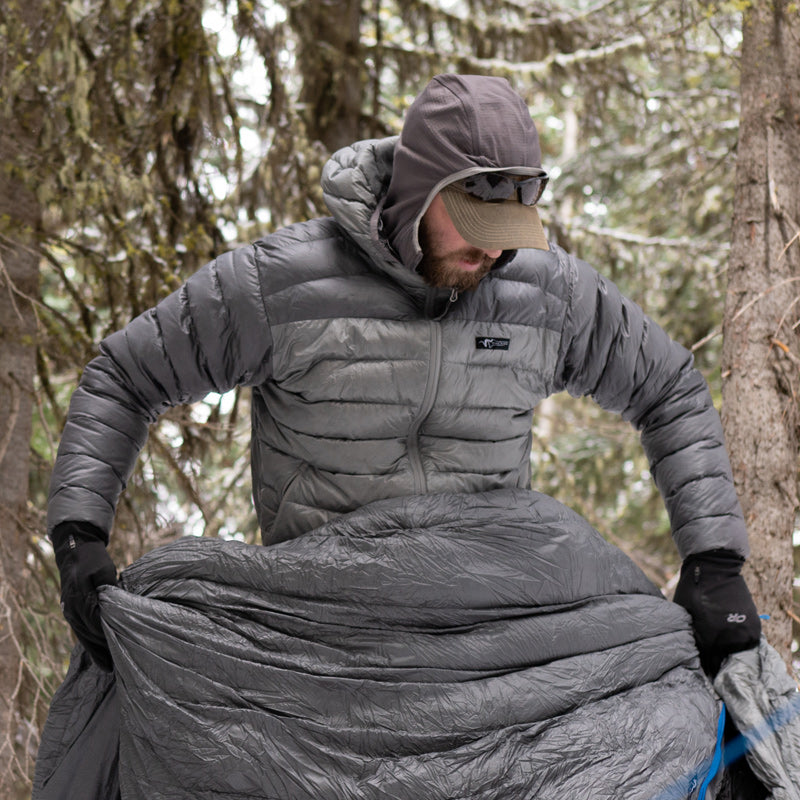 CX2 - Glacial - Puffy Jacket with Detachable Hood